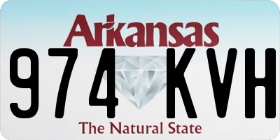 AR license plate 974KVH