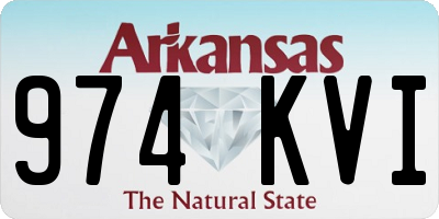 AR license plate 974KVI