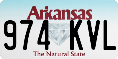 AR license plate 974KVL