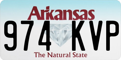 AR license plate 974KVP