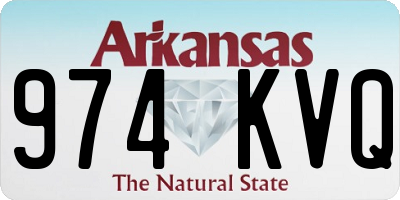 AR license plate 974KVQ