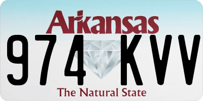 AR license plate 974KVV