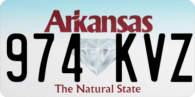 AR license plate 974KVZ