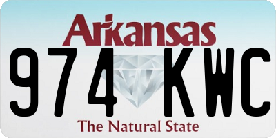 AR license plate 974KWC