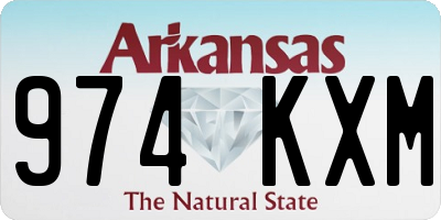 AR license plate 974KXM