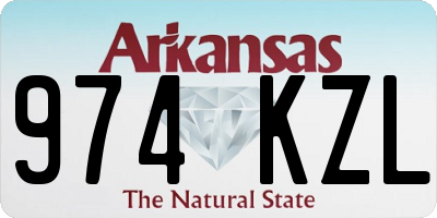 AR license plate 974KZL