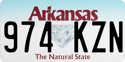 AR license plate 974KZN