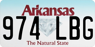AR license plate 974LBG