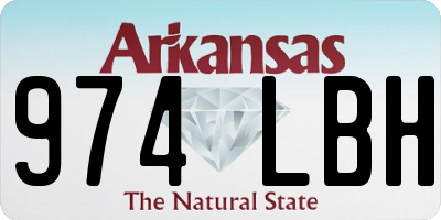 AR license plate 974LBH