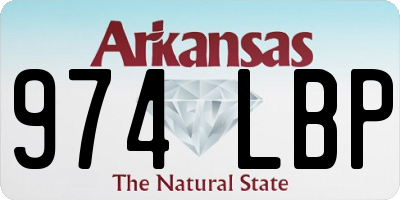 AR license plate 974LBP