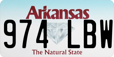 AR license plate 974LBW