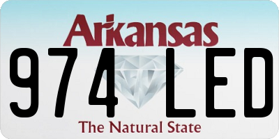 AR license plate 974LED