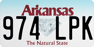 AR license plate 974LPK