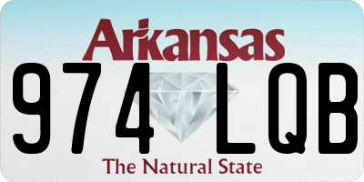 AR license plate 974LQB