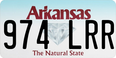 AR license plate 974LRR