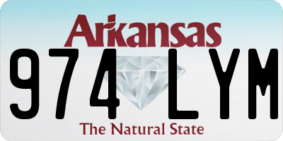AR license plate 974LYM