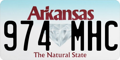 AR license plate 974MHC