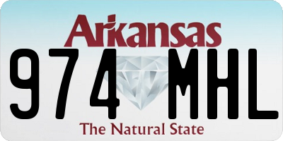 AR license plate 974MHL