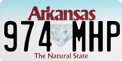 AR license plate 974MHP
