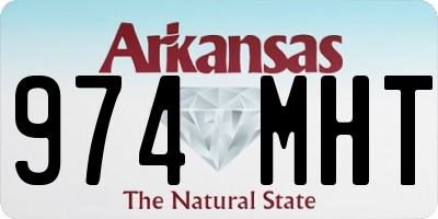 AR license plate 974MHT
