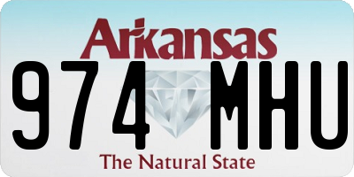 AR license plate 974MHU