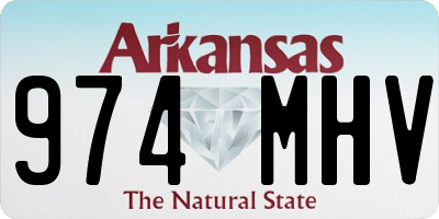 AR license plate 974MHV