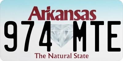 AR license plate 974MTE