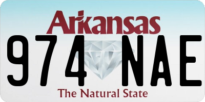 AR license plate 974NAE