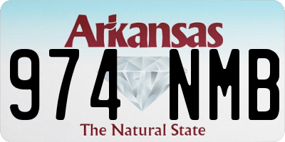 AR license plate 974NMB