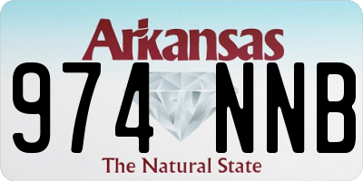 AR license plate 974NNB