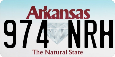 AR license plate 974NRH