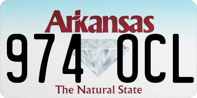 AR license plate 974OCL