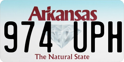 AR license plate 974UPH