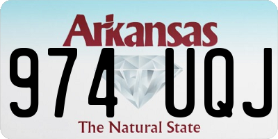 AR license plate 974UQJ