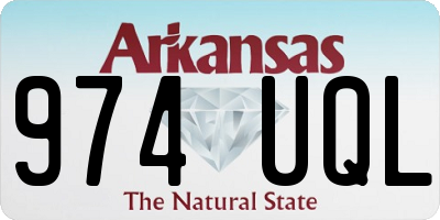 AR license plate 974UQL