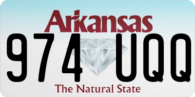 AR license plate 974UQQ