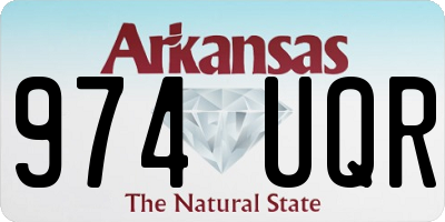 AR license plate 974UQR