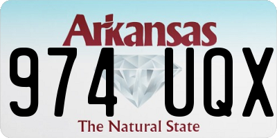 AR license plate 974UQX