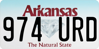 AR license plate 974URD