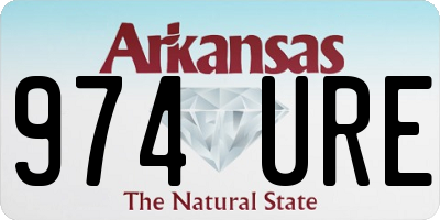 AR license plate 974URE