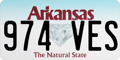 AR license plate 974VES