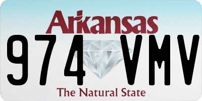 AR license plate 974VMV