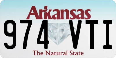 AR license plate 974VTI