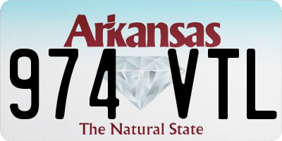 AR license plate 974VTL