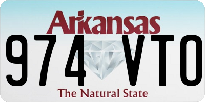 AR license plate 974VTO