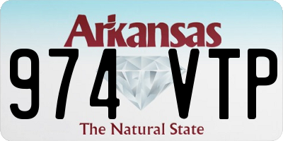 AR license plate 974VTP