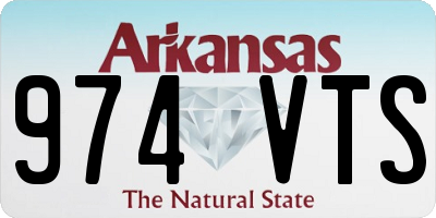 AR license plate 974VTS