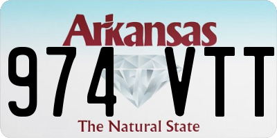 AR license plate 974VTT
