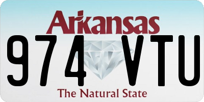 AR license plate 974VTU