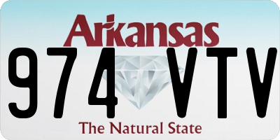 AR license plate 974VTV